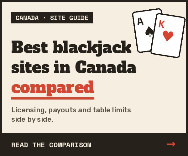 Best blackjack sites in Canada compared